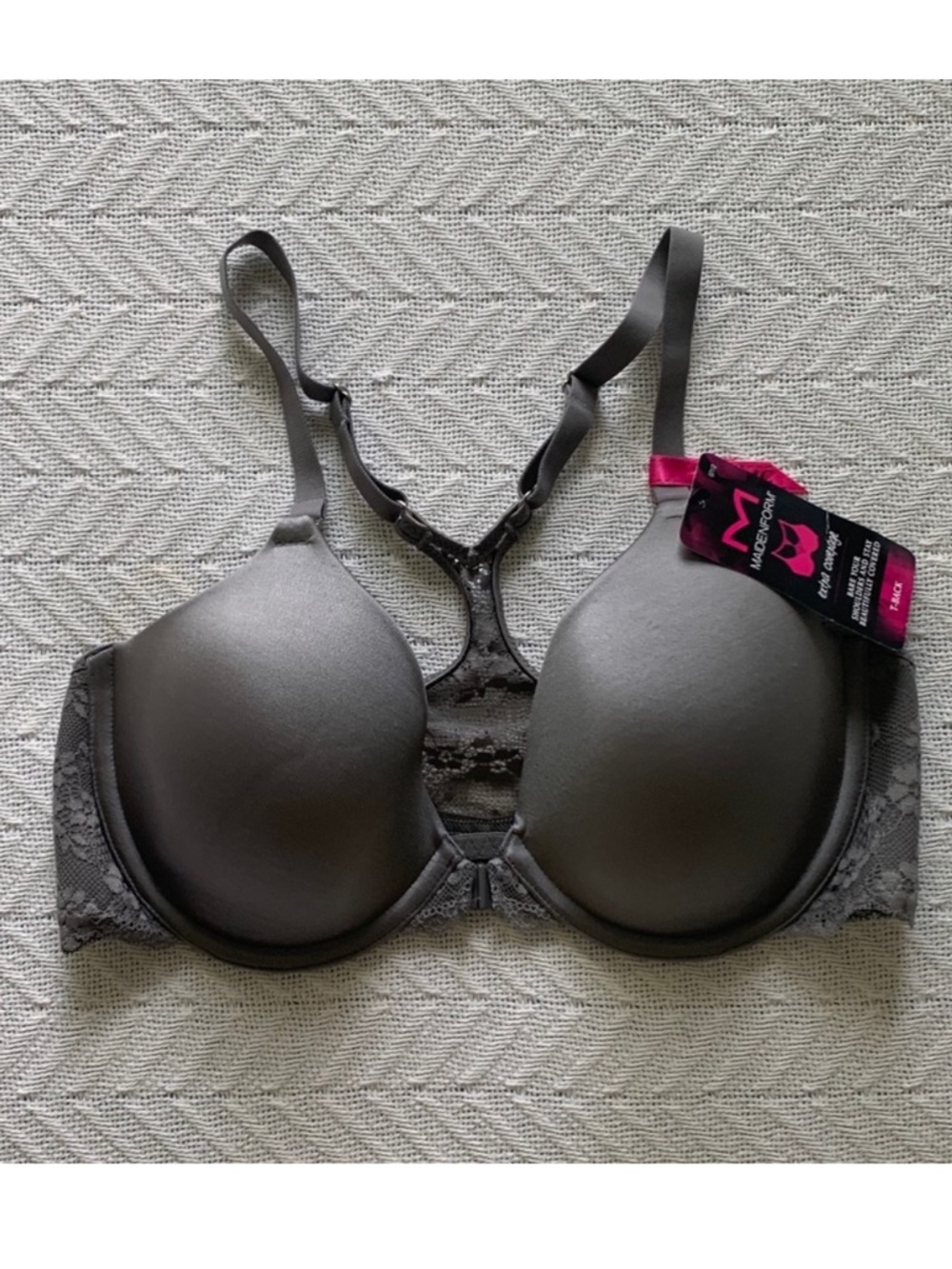 Maidenform Wired Razor Back Lace Clip Front Bra